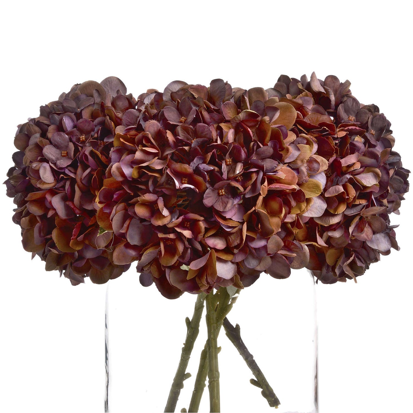 Luxurious Premium Artificial Hydrangea Bloom Stem - 4 colours