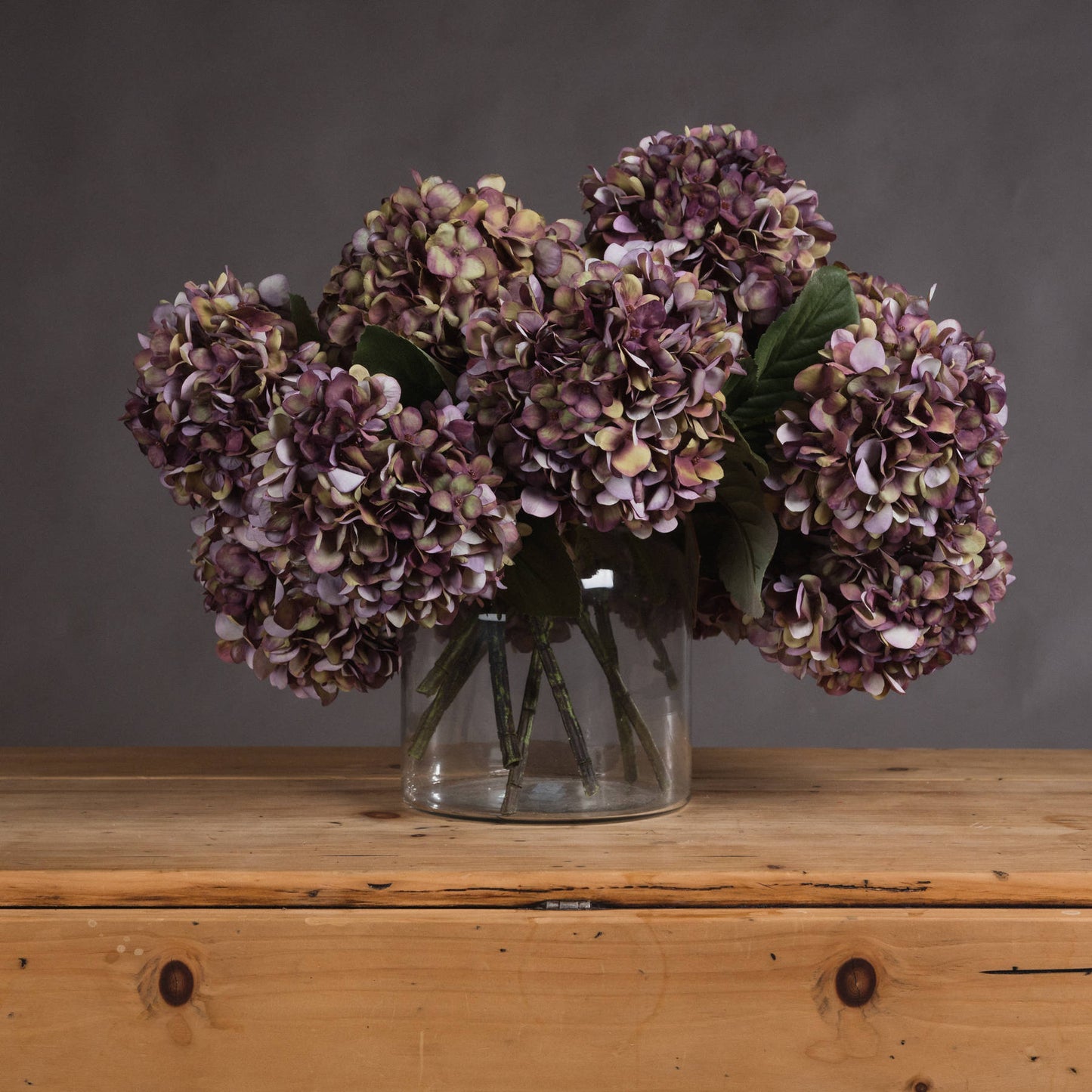 Luxurious Premium Artificial Hydrangea Bloom Stem - 4 colours