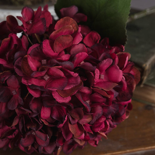 Luxurious Premium Artificial Hydrangea Bloom Stem - 4 colours