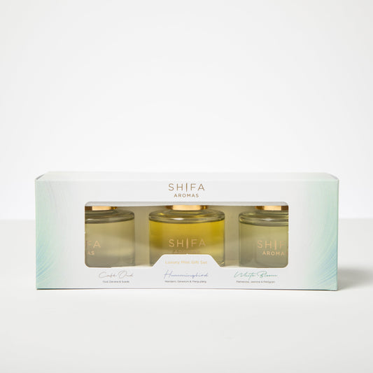 Eco-Friendly Luxury Trio Diffuser & Candle Gift-Sets - 4 Scents
