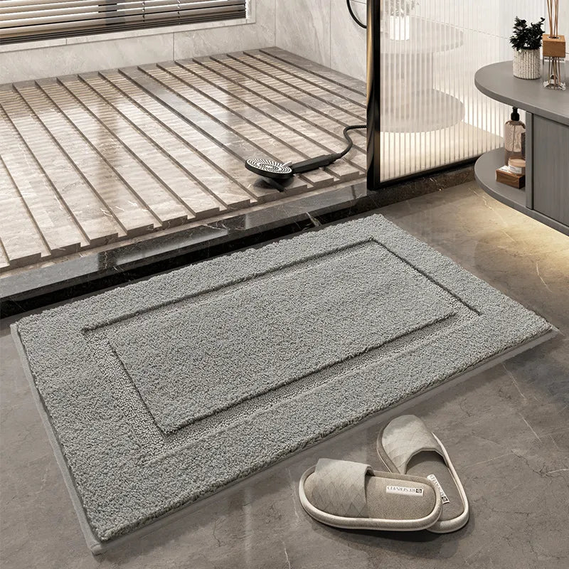 Large grey on sale bath mat
