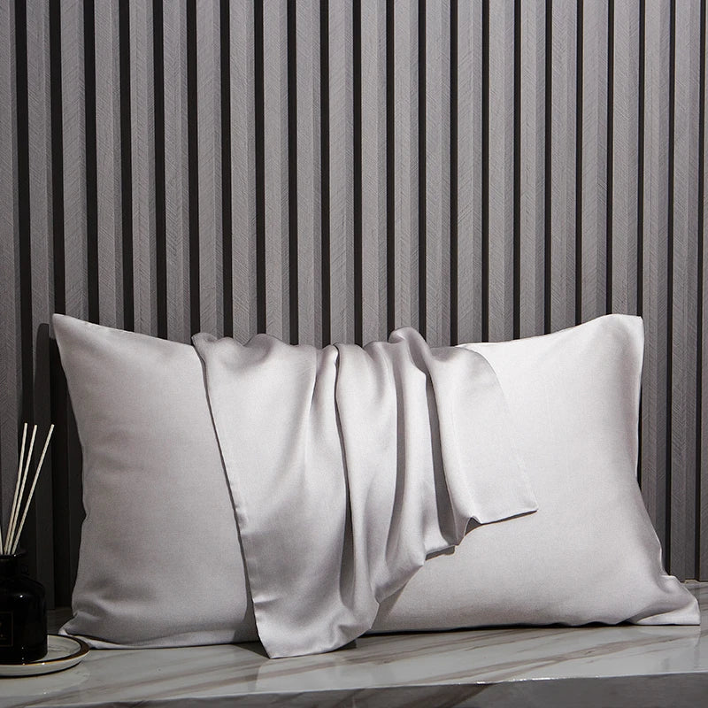 Grey v top pillow case