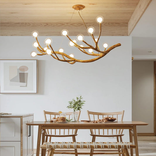 Modern Heritage Tree Branch Chandelier With Glass Bubbles - 4 Sizes