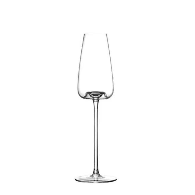 Sets of 2, 4 & 6 Handmade Crystal Wine & Champagne Glasses - 4 Sizes Champagne (6 Glasses) Lilly & Lula