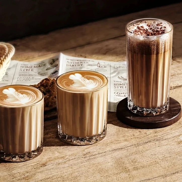 Set of 4 & 6 Ripple Tumbler Glasses