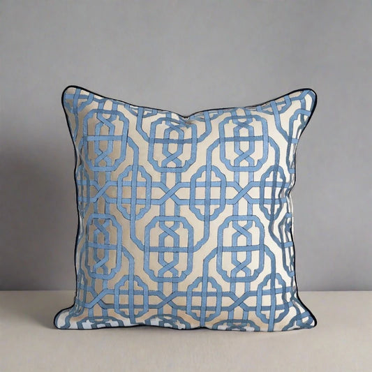 Indigo Blue Moroccan Inspired Luxury Cushion Cover - 2 Sizes