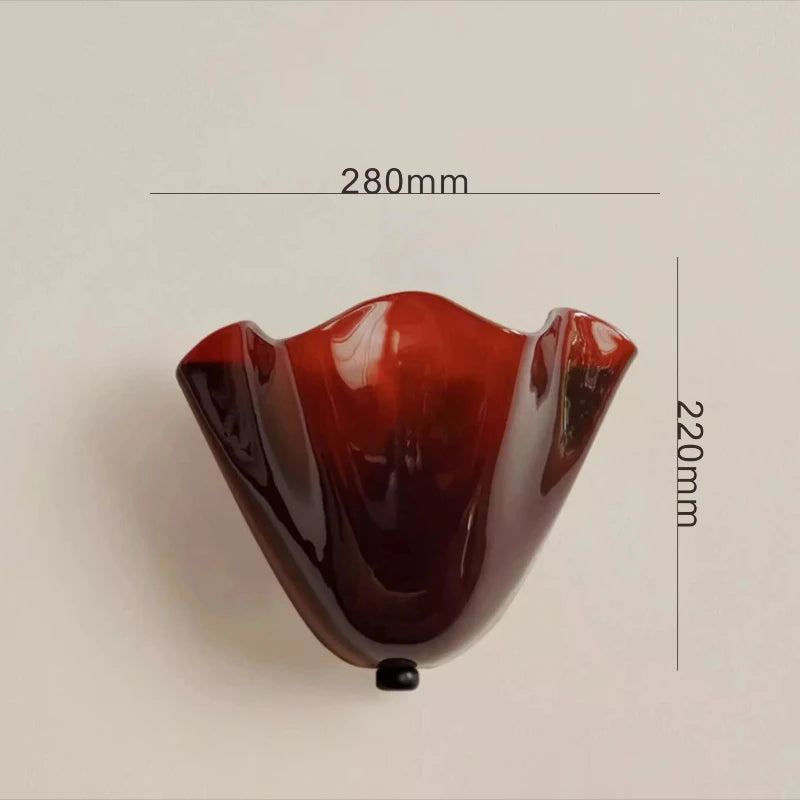 Modern Shell-Shaped Wall Sconce - 4 Colours Lilly & Lula