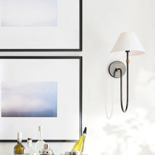 Minimalist Long Arm Mid Century Farmhouse Style Wall Light