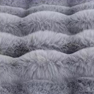 Super Soft Fluffy Luxury Rabbit Faux Fur Wave Throw - 4 Colours Lilly & Lula