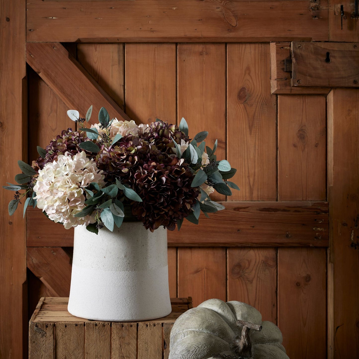 Luxurious Premium Artificial Hydrangea Bloom Stem - 4 colours