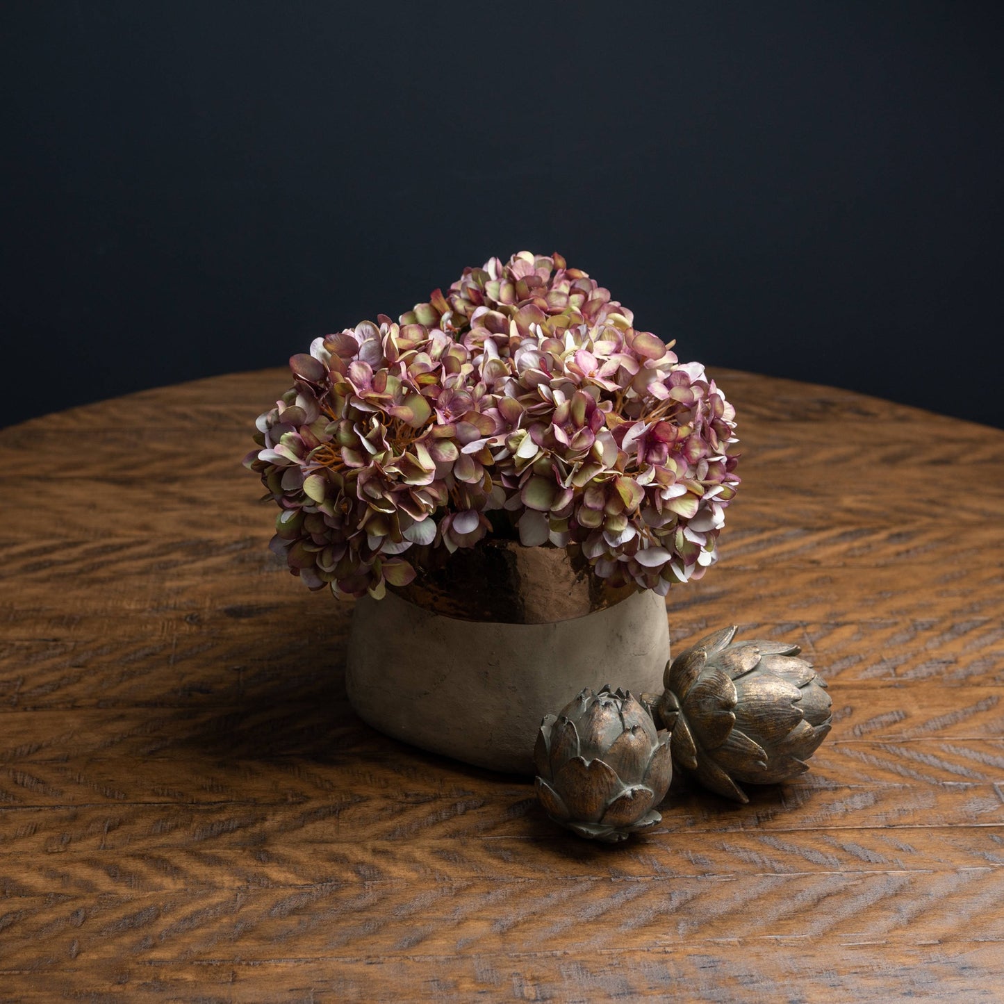 Luxurious Premium Artificial Hydrangea Bloom Stem - 4 colours