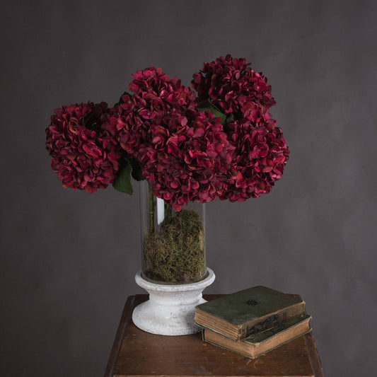 Luxurious Premium Artificial Hydrangea Bloom Stem - 4 colours