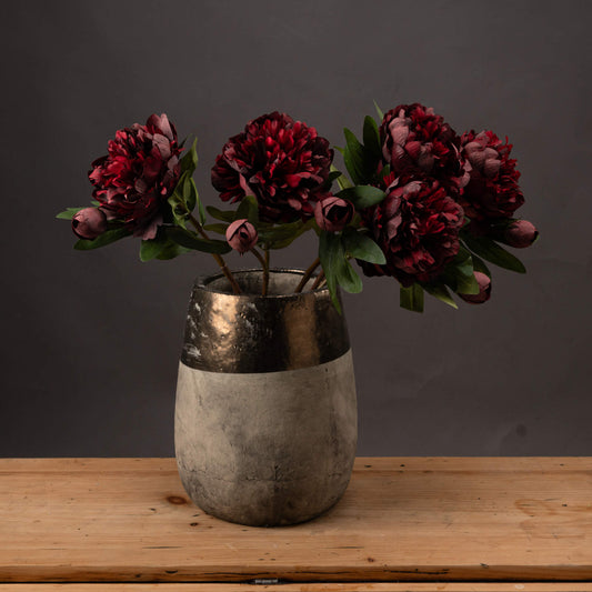 Luxurious Premium Artificial Peony Bloom Stem - 3 colours