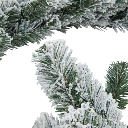 Luxurious Artificial Snowy Pine Garland - 180cm