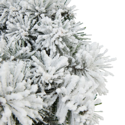 Luxurious Artificial Snowy Pine Garland - 180cm