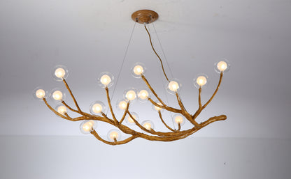 Modern Heritage Tree Branch Chandelier With Glass Bubbles - 4 Sizes
