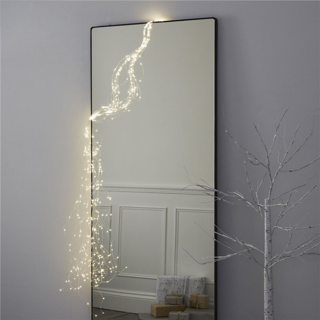 600 LED Vine Branch Christmas Fairy Lights in Silver - 3 Styles Lilly & Lula