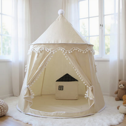 Round Plush Indoor & Outdoor Play Tent for Children - 3 Colours Lilly & Lula