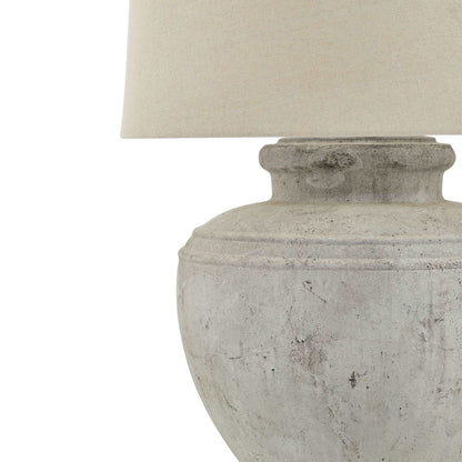 Darcy Light Grey Chorus Table Lamp Lilly & Lula