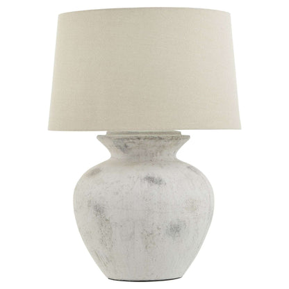 Downton Antique White & Grey Table Lamp Lilly & Lula