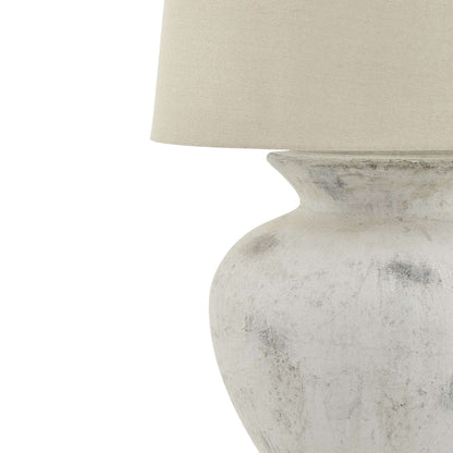 Downton Antique White & Grey Table Lamp Lilly & Lula