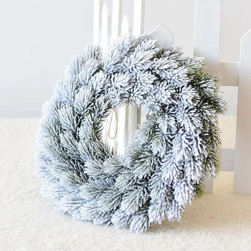 Faux Frosted Fern Christmas Wreath With Pine Cones & Berries - 4 Styles Lilly & Lula