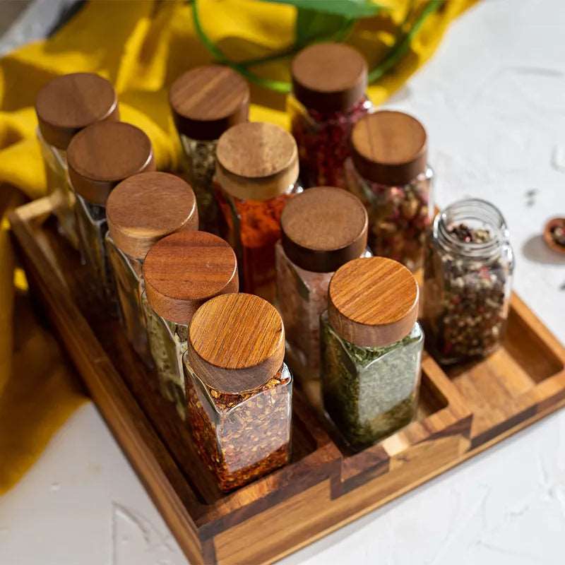 Lilly Lula Glass Spice Seasoning Jar Set