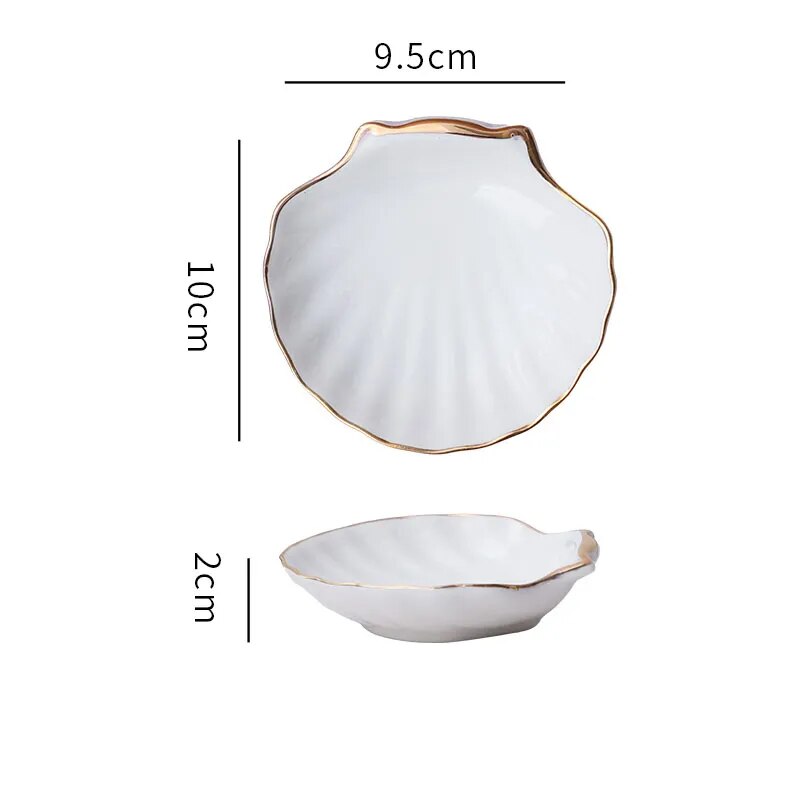 Gold-Rimmed Ceramic Small Serving Bowls - 10 Styles Lilly & Lula