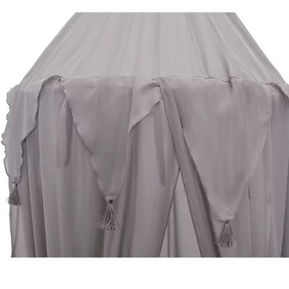 Kids Premium Bed Canopy With Tassel Detail - 3 Colours