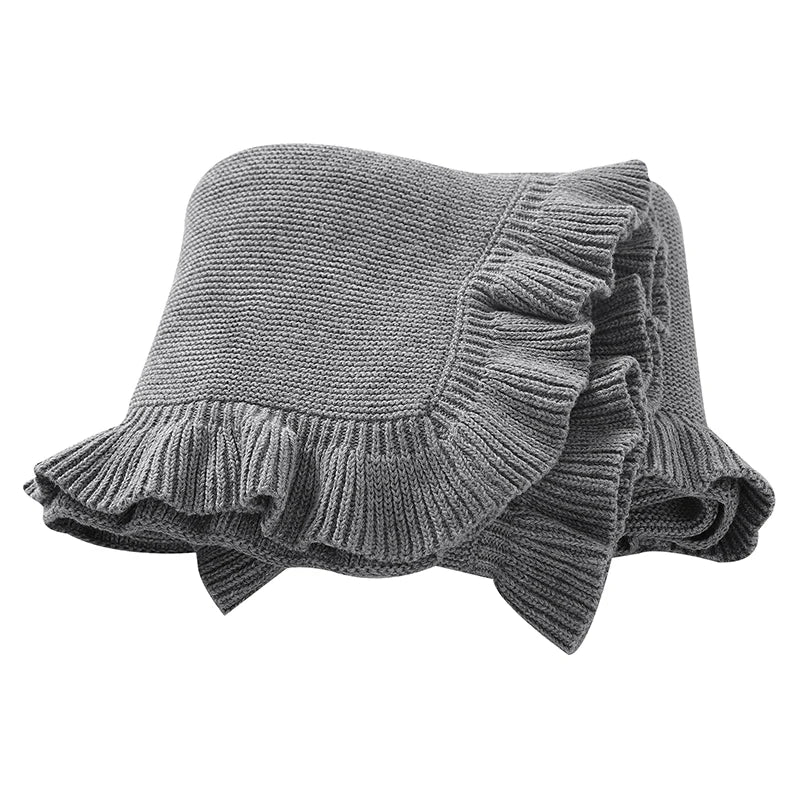 Off-White & Charcoal Gingham Print Muslin Swaddle Off-White & Charcoal Gingham Print Muslin Swaddle