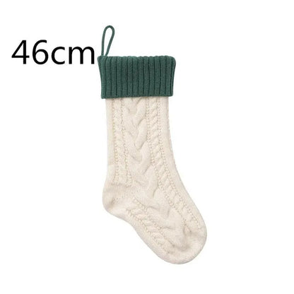 Large Cable Knitted Christmas Stocking - 13 Colours Lilly & Lula