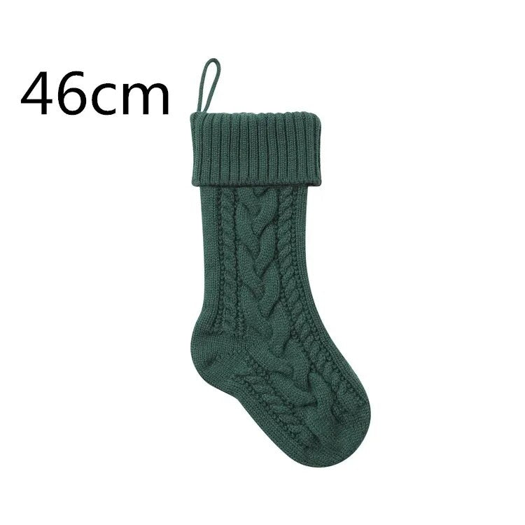 Large Cable Knitted Christmas Stocking - 13 Colours Lilly & Lula