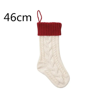 Large Cable Knitted Christmas Stocking - 13 Colours Lilly & Lula