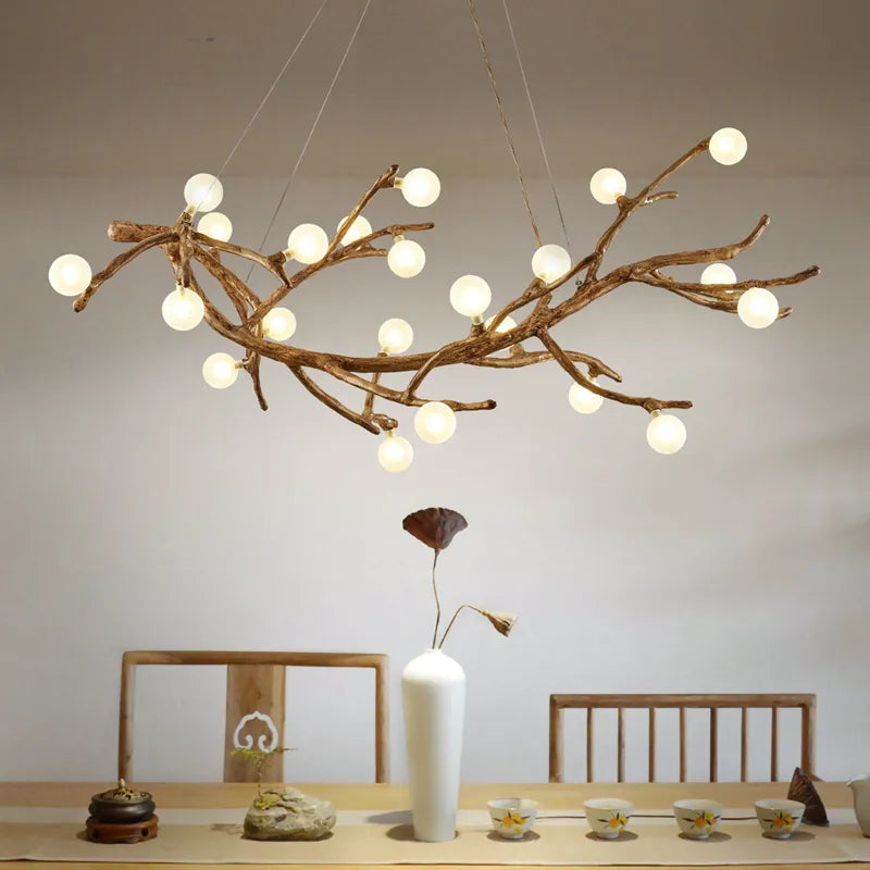 Modern Heritage Tree Branch Chandelier With Glass Bubbles - 4 Sizes Lilly & Lula
