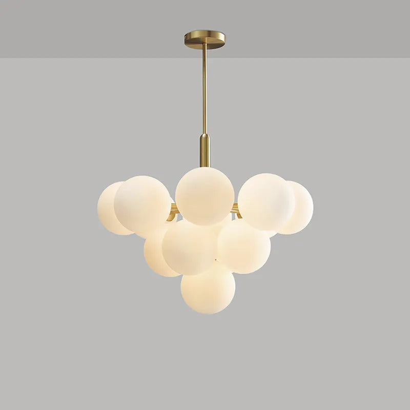 Modern Luxury Glass Ball LED Pendant - Gold, Silver & Black Lilly & Lula