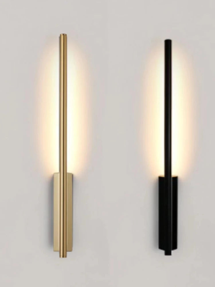 Modern & Minimalistic Luxury Nordic LED Bedside Wall Light - Gold & Black Lilly & Lula