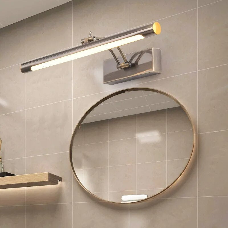 Lilly & Lula | Modern Stainless Steel Waterproof LED Wall Mirror Lights