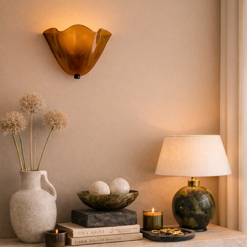 Modern Shell-Shaped Wall Sconce - 4 Colours