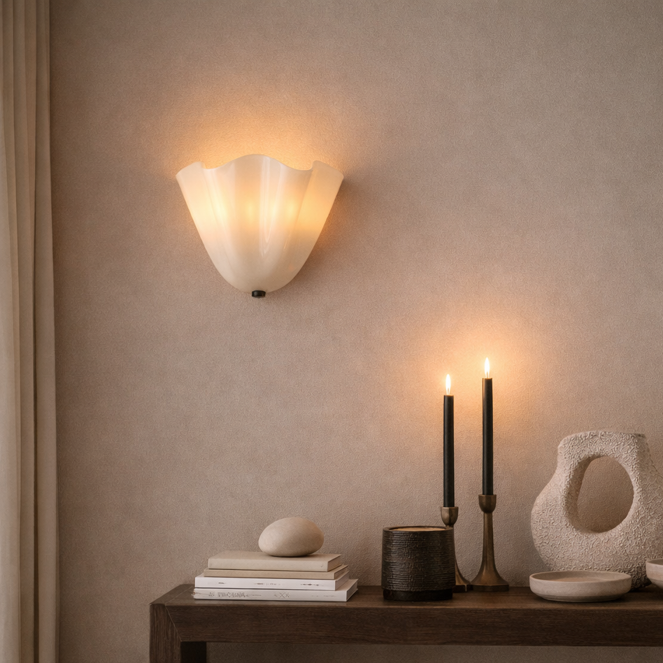Modern Shell-Shaped Wall Sconce - 4 Colours