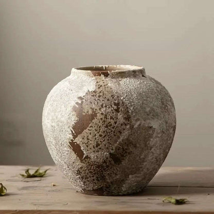 Mottled Retro Wabi-Sabi Inspired Ceramic Vase - 2 Sizes Lilly & Lula