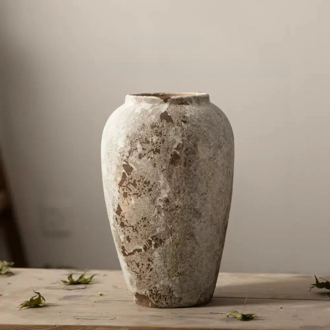 Mottled Retro Wabi-Sabi Inspired Ceramic Vase - 2 Sizes Lilly & Lula