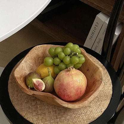 Natural Solid Wood Fruit Bowls - 2 Sizes Lilly & Lula