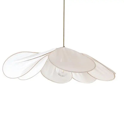 Bohemian Natural Wabi Sabi Petal Linen Pendant Ceiling Light - 6 Colours
