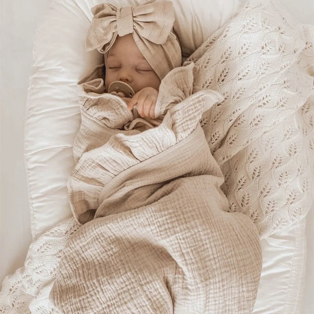 Muslin Swaddle Cloth Swaddle Wrap For Newborn Lilly Lula Organic