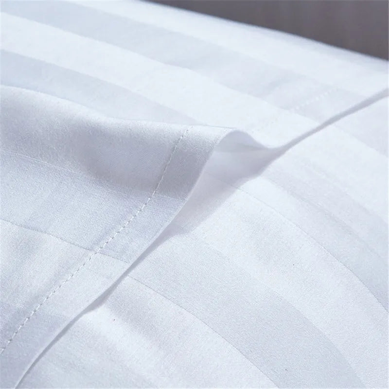 Premium White Oxford Stripe Cotton Pillowcase - 2 Sizes Lilly & Lula