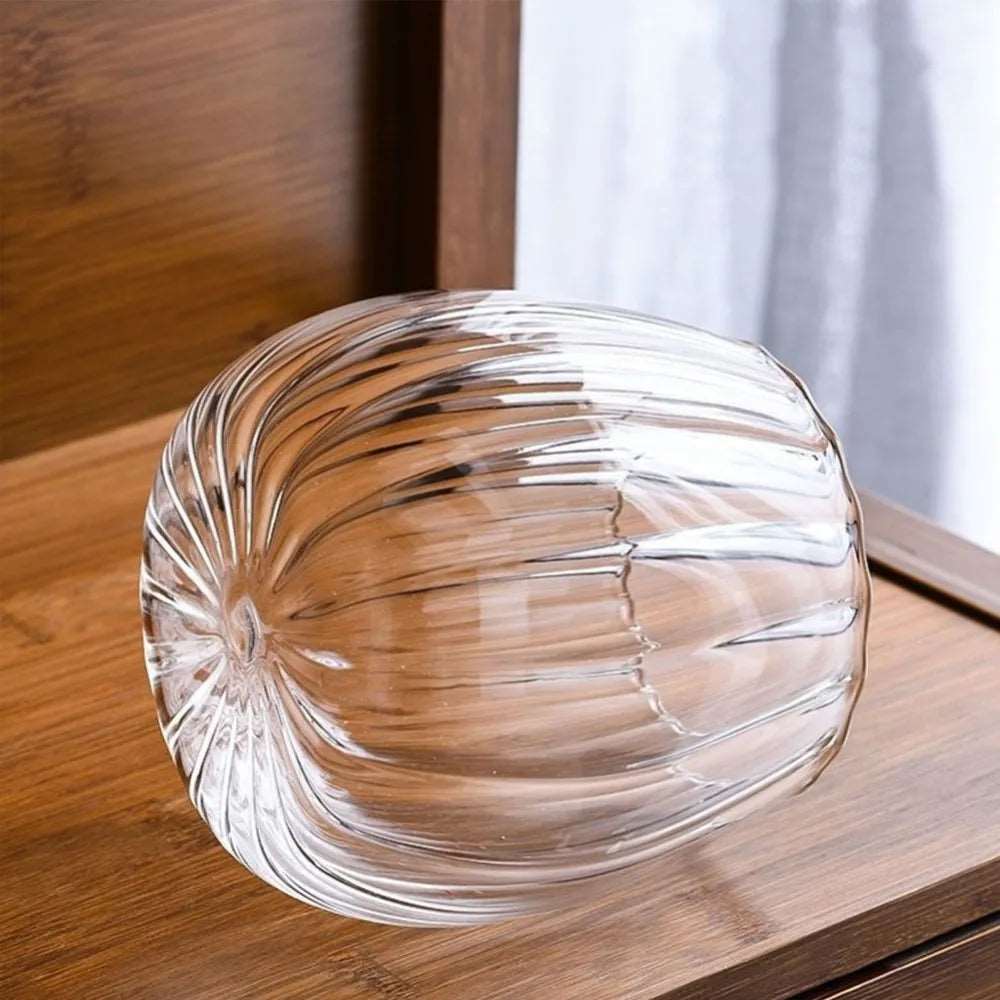 Ripple Glass Airtight Food Storage Container With Wood Lid - 2 Styles Lilly & Lula