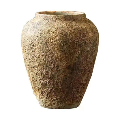 Rough Ceramic Natural Clay Pottery Vase - 2 Sizes Lilly & Lula