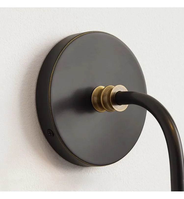 Minimalist Long Arm Mid Century Farmhouse Style Wall Light