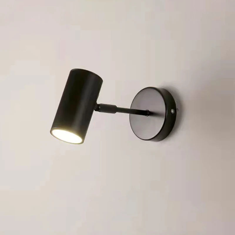 Modern & Sleek Extended Rotating Reading LED Wall Spotlight - Gold & Black