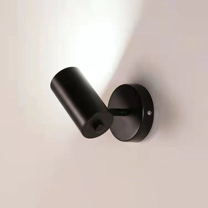 Modern & Sleek Rotating Reading LED Wall Spotlight - Gold & Black